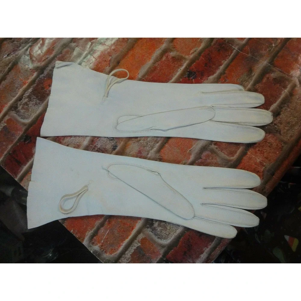 vintage Postmans washable 6.5 glovers guild 34 leather feel womens gloves button
